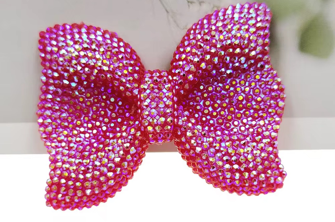AB Resin Knot Bow Flatback Charm