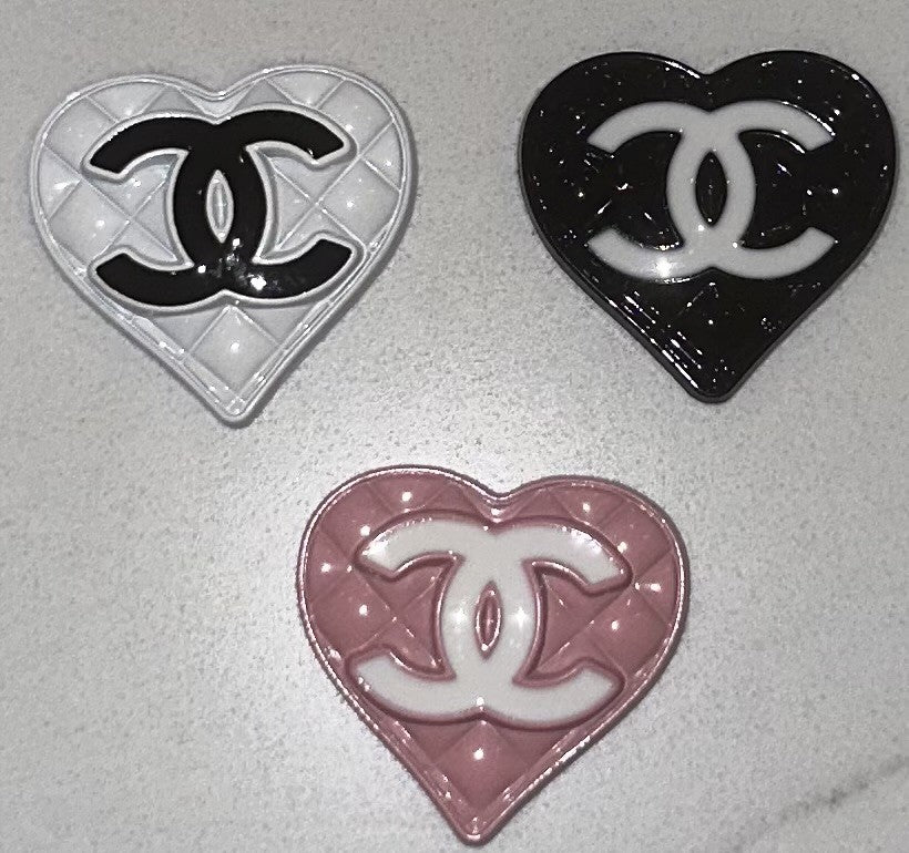 Quilted Heart Junk Charm