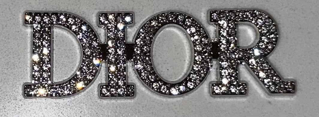 Bling Block Letter Flatback Charm