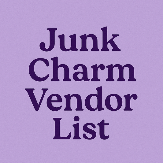 Junk Charm Vendors List