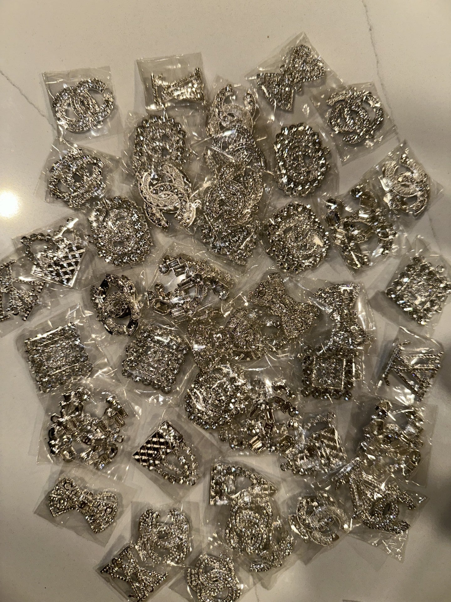 Silver Lux Jewelry Charms (10 charms)