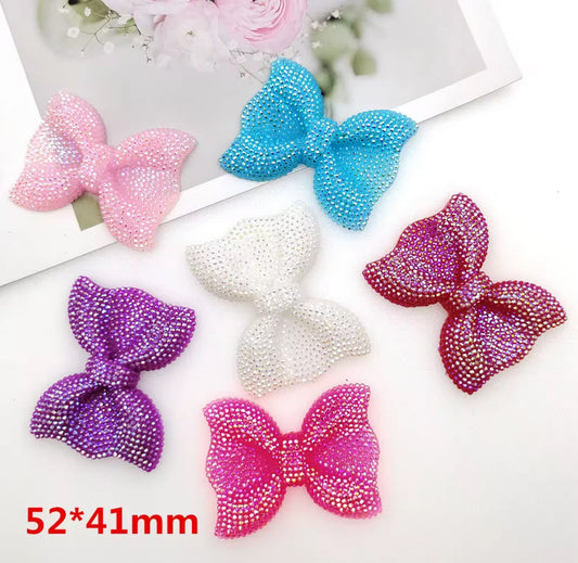 AB Resin Knot Bow Flatback Charm