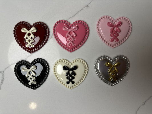 Laced Heart Junk Charms