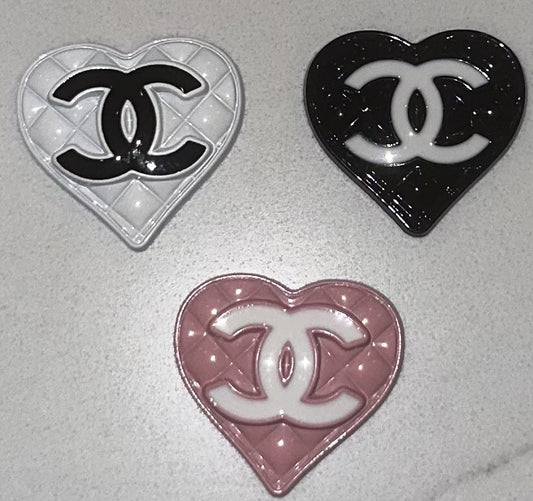 Quilted Heart Junk Charm