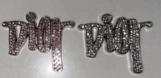 Bling Script Flatback Charms