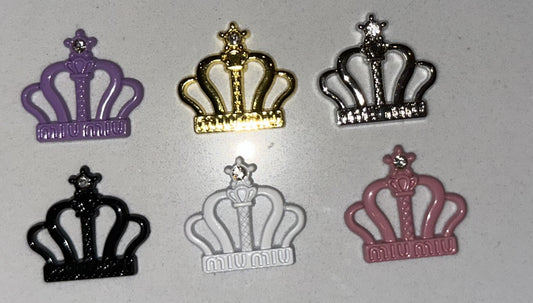 Royal Crown Flatback Charms