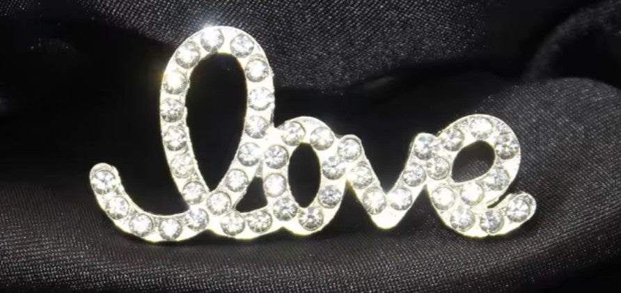 Bling “Love” Word Junk Charm